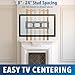 Mount-It! MI-303B Tilt TV Wall Mount Bracket for LCD, LED, or Plasma Flat Screens, 32” – 65” Screen Sizes, HDMI Cable Included, Black