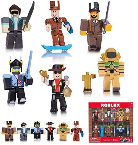 Roblox - LEGEND of ROBLOX 6 Pack Series 2 - This Set Includes 6 of the Greatest Roblox Game Creators of all Time, Unique Accessories and an Exclusive Code for Virtual Gameplay (Best Roblox Games Of All Time)