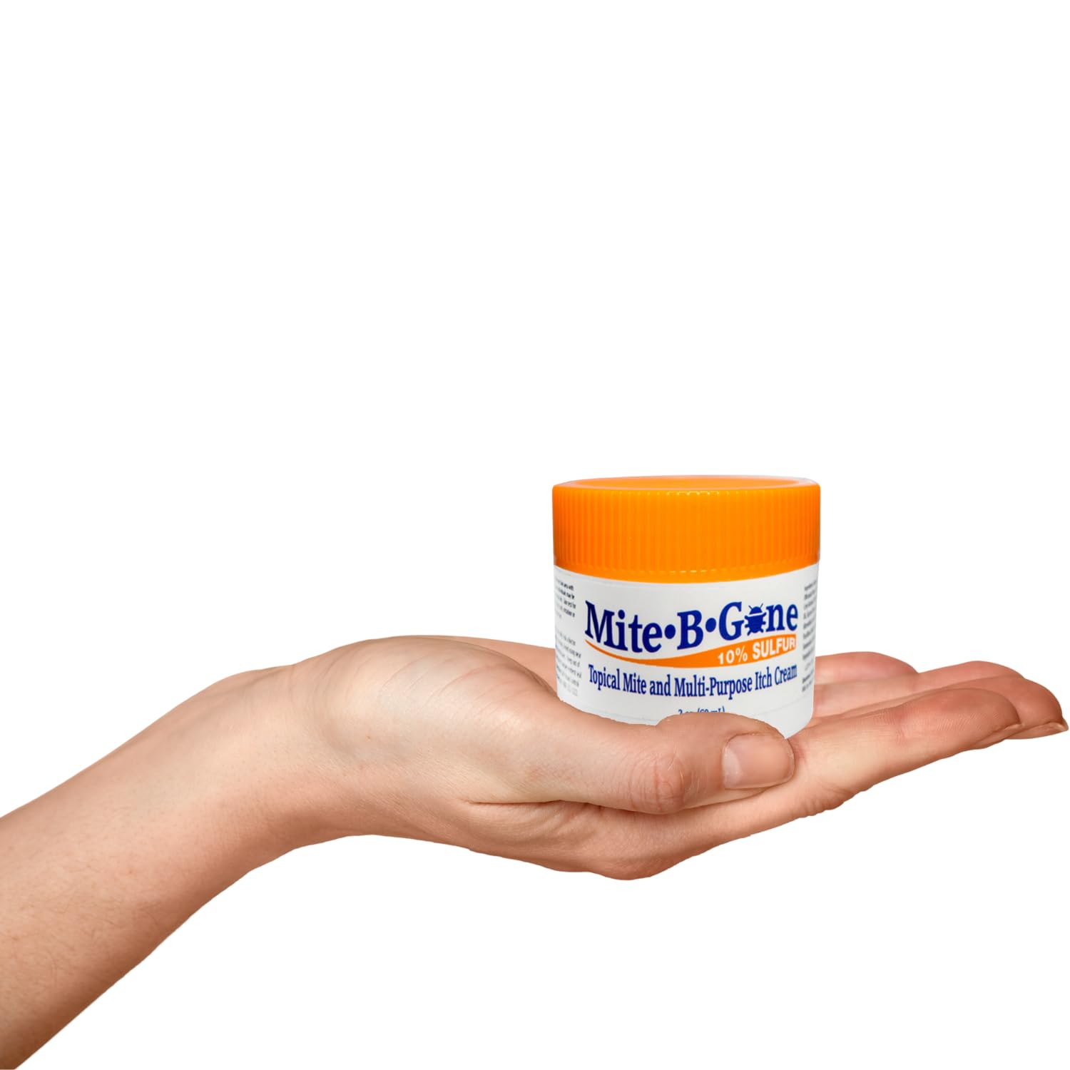 Mite Cream & Bite Relief - 10% Natural Blend Sulfur Cream for Multi-Purpose Bites, Redness, Itching, & Irritation | Safe for Kids and Adults | Fast & Effective for All Skin Types| 2oz