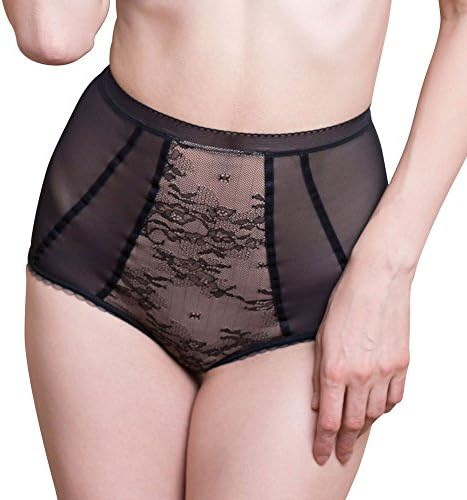 Lavinia Sofia Lace Overlay High Waist Brief Panty