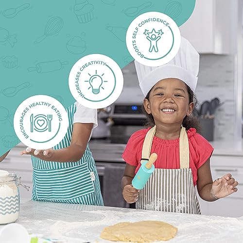 Tovla Jr. Kids Cooking Utensils Set 4Piece Kids Kitchen Tools Safe