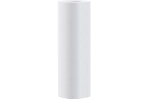 Water Soluble Stabilizer for Embroidery Topping Film (8 in x 30 yd Roll), Seneme 35um Clear Embroidery Stabilizers - Wash Away Embroidery Stabilizer for Machine Embroidery Stabilizer and Hand Sewing