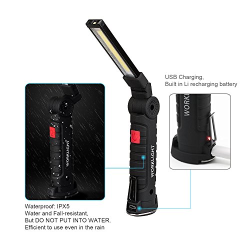 5 YOUYOUTE+Rechargeable+360%25C2%25B0Rotate+Water+Resistant+Inspection