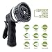 Hose Nozzle Sprayer - Heavy Duty 10 Pattern Garden Spray Attachment