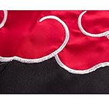 Angelaicos Unisex Halloween Cosplay Costume Uniform Cloak with Headband (L, Cloak with Stand Collar)