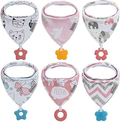baby bandana drool bibs and teething toys