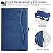 for Samsung Galaxy Tab A 10.1(2016 NO S Pen Version) - Leather Folio Cover for Samsung 10.1 Inch Tablet SM-T580 T585 with Auto Wake/Sleep and Card Slots, Multiple Viewing Angles,Navy Blue