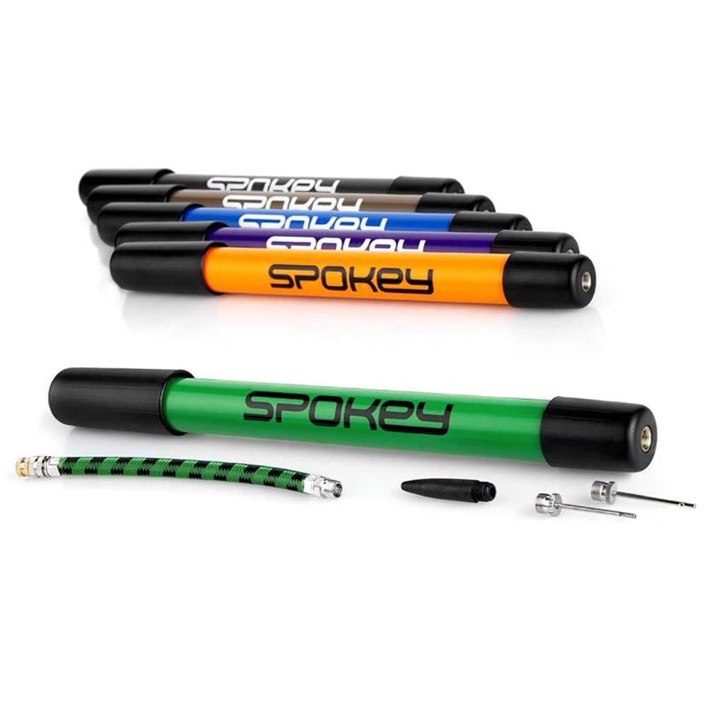 Spokey PAMPERO 10 Ball Air Pump - Mix Colours, One Size