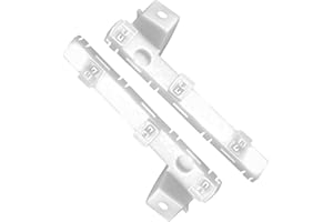 Shtuomoland Front Right & Left Side Front Bumper Mounting Support Bracket Fits for Mitsubishi Lancer DE ES GTS 2.0L L4 2008 2009 2010 2011 2012 2013 2014 2015 2016 2017 Replace 6400F549 6400F550