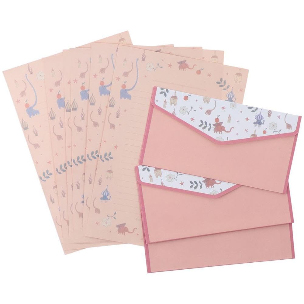 Risedot Vintage Floral Paper and Envelopes Set, 18PCS Lined Letter Writing Paper and 9PCS Envelopes, Retro Colorful Letter Set
