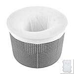 Skimmer Socks,20-Pack of Pool Skimmer Socks - Filter Savers, For Filters, Baskets,and Skimmers + 1 Pack Free Scumbug Oil-Absorbing Sponge