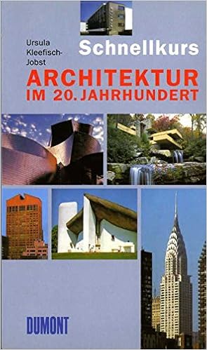 Dumont Schnellkurs Architektur Im 20 Jahrhundert Schnellkurse Band 537 Amazon De Kleefisch Jobst Ursula Bucher
