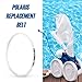 GORNORVA 2 PCS Polaris Belt Replacement kit,Polaris 9-100-1017 Belt Kit,Small and Large Belt for Polaris 360 380,Polaris Pool Cleaner Parts