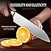 XGATML FERGRELM Chef Knife - Pro Kitchen Knife 10 Inch Chef's Knife Ultra Sharp High Carbon Stainless Steel Knife with Ergonomic Handle for Home Kitchen & Restaurant (10inch Chef Knife)