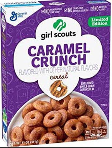 Girl Scouts Cereal 11 oz. - Caramel Crunch - Limited Edition (2 boxes)