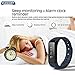 ELEGIANT Wireless Bluetooth 4.0 Fitness Tracker Slim-design Smart Wristband Sports Bracelet with Multi-Functions such as Steps Counter Sleep Monitoring Calories Tracking etc.