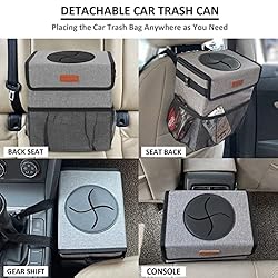 Vankor Car Trash Can for Car Cute, Car Trash Bag