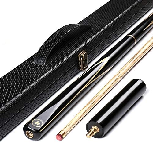 AONETIGER 3/4 Jointed Snooker Billiard Pool Cue Handmade Ash Shaft 3 Piece Tips 9.7mm with Extension Accessories Hard Case/Bag to Choose