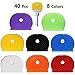 40PCS Key Cap Covers, 8 Assorted Colors Key Identifier Caps
