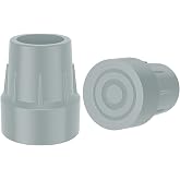 supregear Cane Tips 1 inch, Heavy Duty 1 Inch Walking Cane Tips Replacement of Rubber Tips 25mm/1", 2-Pack