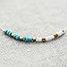 Zoestar Turquoise Anklet Ankle Bracelet Beaded Foot Chain Accessories Foot Jewelry for Women (Color 4)