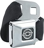 Chevrolet Seat Belt Style Canvas Web Belt and Buckle