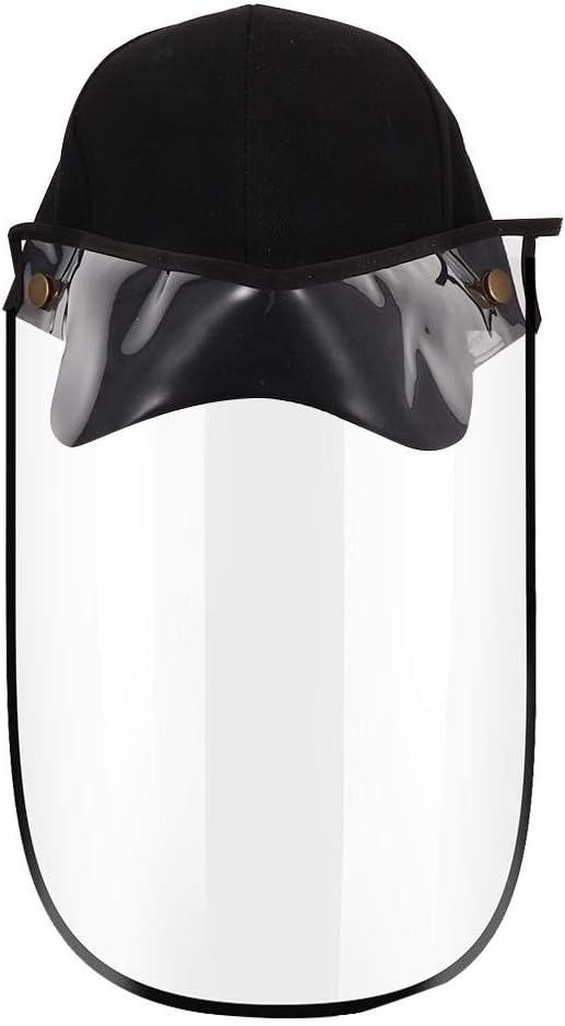 Protective Face Shield,Dust Proof Face Shield Hat Windproof Anti- Fog Baseball Protective Hat