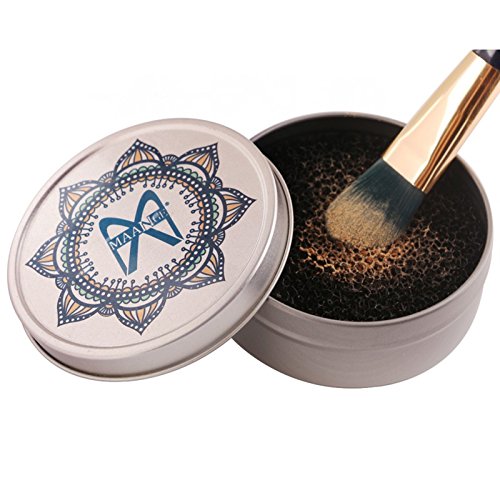 Makeup Brush Color Removal Sponge Cleaner -Mothers Day Gift- Instantly Removes Cosmetic Residue from Brushes