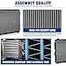 2321 2-Rows Radiator for 2000 2001 2002 2003 2004 2005 2006 Toyota Tundra V8 4.7L