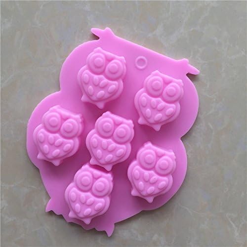 Kentop Moule Silicone Forme De 6 Hibou Chouette Moules Pour Fondant Gateau Savon Chocolat Patisserie Bonbons Muffin Alimentaire Moule De Cuisson Cuisine Cuisine Maison Moules A Patisserie Agri Khoramdareh Ir