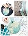 King&Pig 4pcs World Map Luggage Tags Suitcase Luggage Tags Travel Accessories Baggage Name Tags