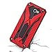 Ownest Compatible Samsung Galaxy J7 V Case,Galaxy Halo/J7 Prime/J7 Perx/J7 Sky Pro Case, Dual Layer 2 in 1 with Kickstand Heavy Duty Protection for Galaxy J7 2017，Not fit J7 2018-Red