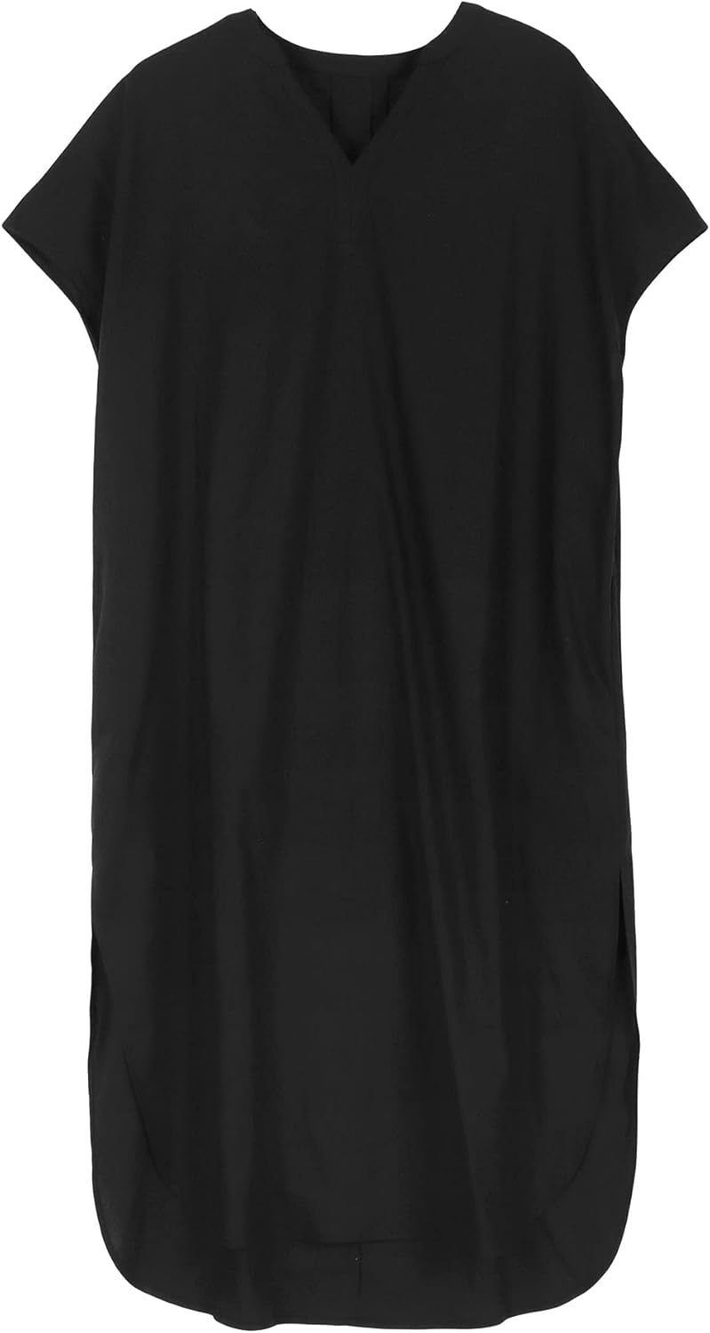 Amazon Co Jp 神戸レタス カフタンワンピース E2756 フリー ブラック 服 ファッション小物