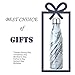 DJSBZ Vacuum Cola Shape Double Walled 18/8 Stainless Steel Water Bottle Leak-Proof Keep Hot & Cold, Travel Sports Personalized Metal Water Bottle,17 Oz (500 ml) Marble White