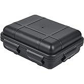 Suwzuqn Sealed Waterproof Case Equipment Box Shock-Proof Instrument Case Protective Tool for Home Outdoors Camping Fishing Storage