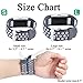 Maledan Replacement Sport Bands with Air Holes Compatible for Fitbit Charge 2, Gray/White, Small
