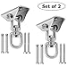 Swing Hangers for Wooden Concrete Swing Set, 2 Pack Heavy Duty 1600 lb Capacity Antirust Stainless Steel Suspension Hooks, Heavy Bag Hanger for Woss Suspension