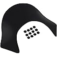 XMMT Black Lip Fairing Windshield Windscreen Shield compatible For Harley Dyna Sportster Softail