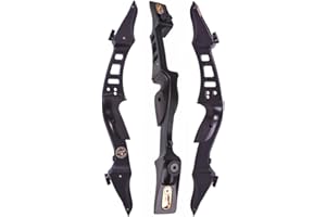 17 Inch ILF Bow Riser Metal Bow Handle Recurve Bow Handle Takedown Bow Riser Right Handed for Archery Bow Targeting
