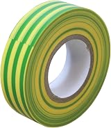 Faithfull Green/Yellow PVC Electrical Tape 19mm x 20m FAITAPEPVCGY view 2