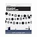 9ft Paper Silver & Black Circle Garland