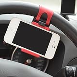 ABC® Car Steering wheel phone Universal Mount Holder Stand for Cell Phone GPS
