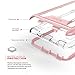Zizo ION Series Compatible with LG Stylo 4 Case Military Grade Drop Tested with Tempered Glass Screen Protector Rose Gold Clear