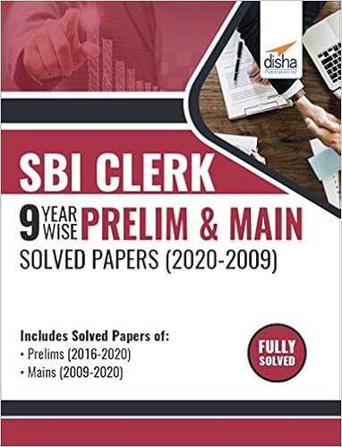 SBI Clerk Previous Year Question Paper with Answers PDF