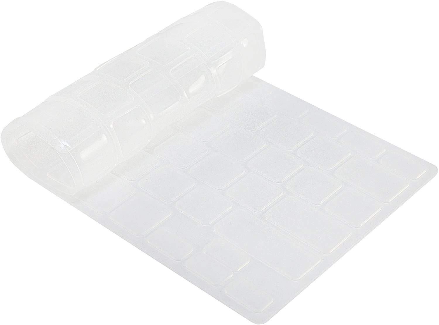 Lilware Ultra Thin Keyboard Cover Protector Soft TPU Skin Compatible with MacBook Air 13 inch, MacBook Pro 13/15 inch, UK/EU Layout/Transparent