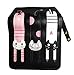 Nawoshow Women Cute Cat Wallet Coin Purse Bifold Wallet Clutch Bag (Black)