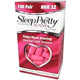 HEAROS Sleep Pretty in Pink Ear Plugs, with The Highest Snoring &amp; Noise Canceling Rating NRR 32, Making This Pink Ear Plugs for Sleeping The Best Gift
