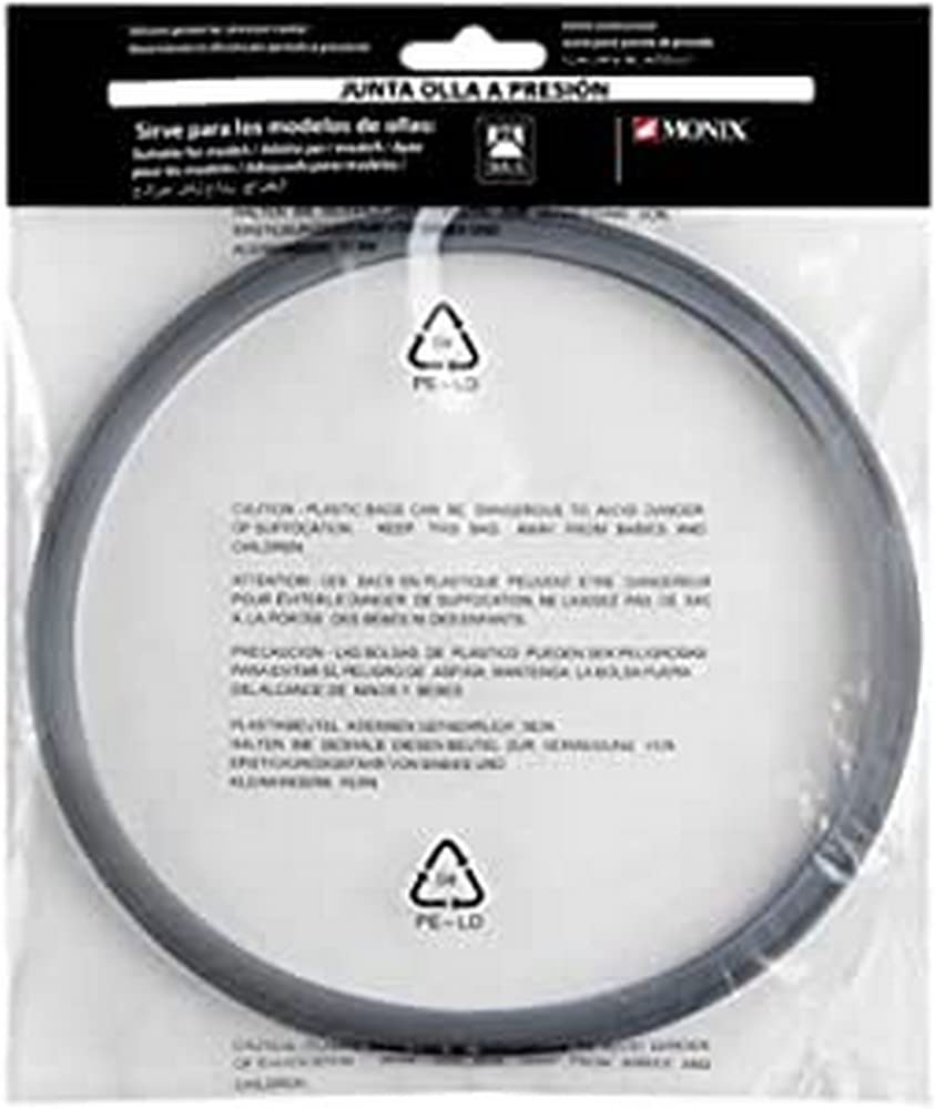 Braisogona Silicone Gasket For Bra and Monix Pressure Cookers 4 Litres, 6 Litres and 7 Litres