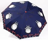 Finex­­ Fully Auto Open/Close Umbrella Totoro - Windproof - UltraSlim, Compact For Easy Carrying (Navy Blue)