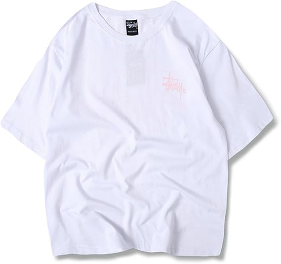 Amazon Stussy ステューシー Tシャツ 男女兼用 可愛い カジュアル 人気なアイテム 高品質 M 白 Tシャツ カットソー 通販